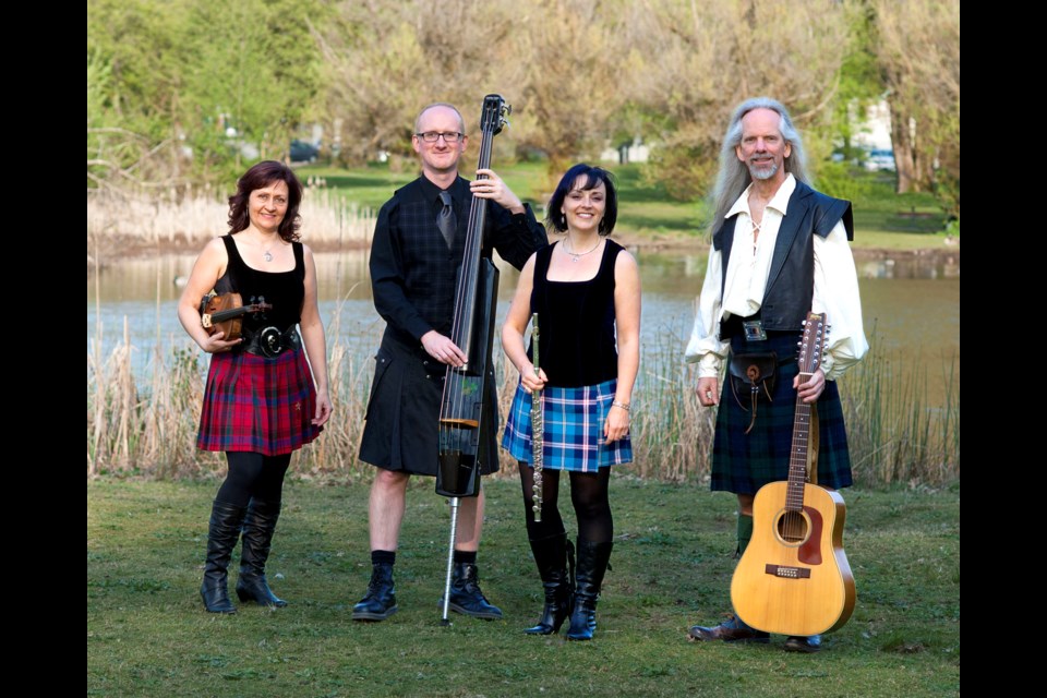 Blackthorn offers up lively Celtic music for a family ceilidh to close out the Anvil Centre's Winter Celebrations, Saturday, Dec. 29.