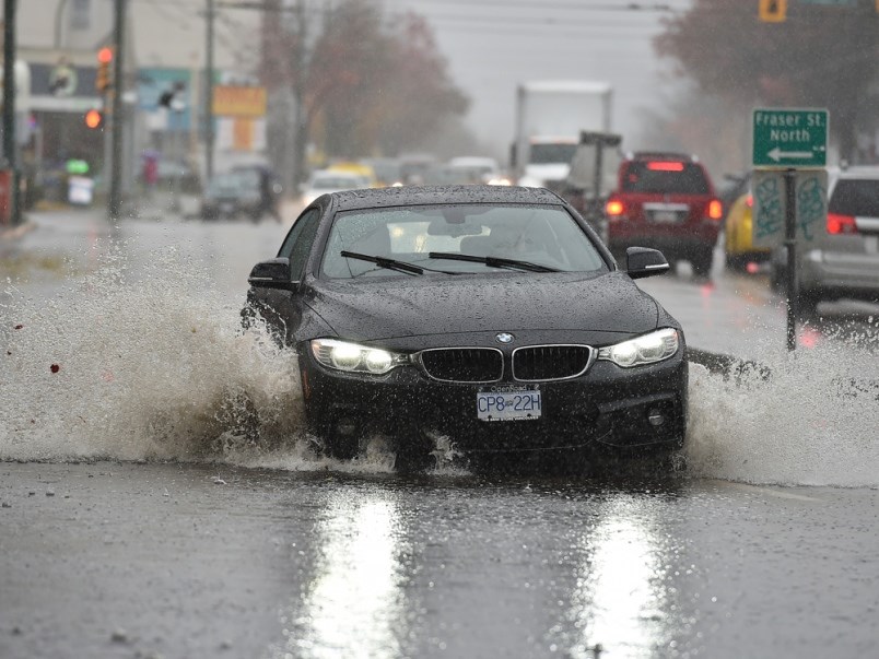 Drivers are reminded to take caution on wet roads. Flash flooding can happen in this kind of storm e