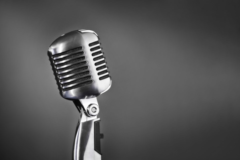 microphone, retro, stock photo