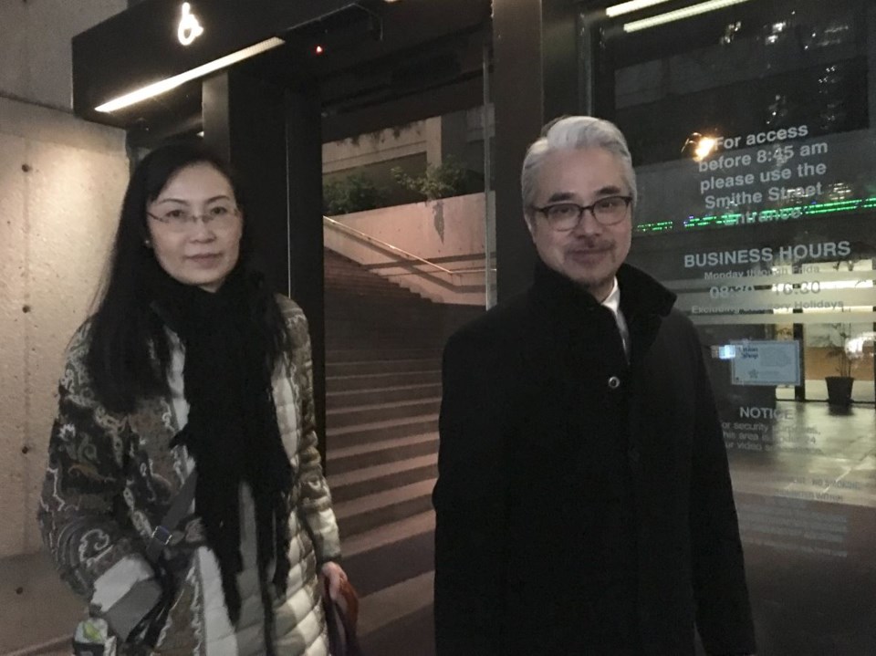 Husband and wife Paul Oei and Loretta Lai attended Oei’s court date for a leave to appeal a BCSC dec