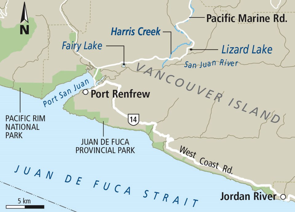 Map - Harris Creek