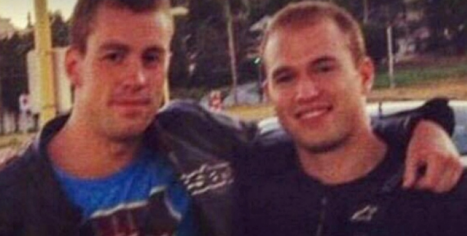 Mark Simms with the Vancouver police and Jordan Long of nearby Port Moody