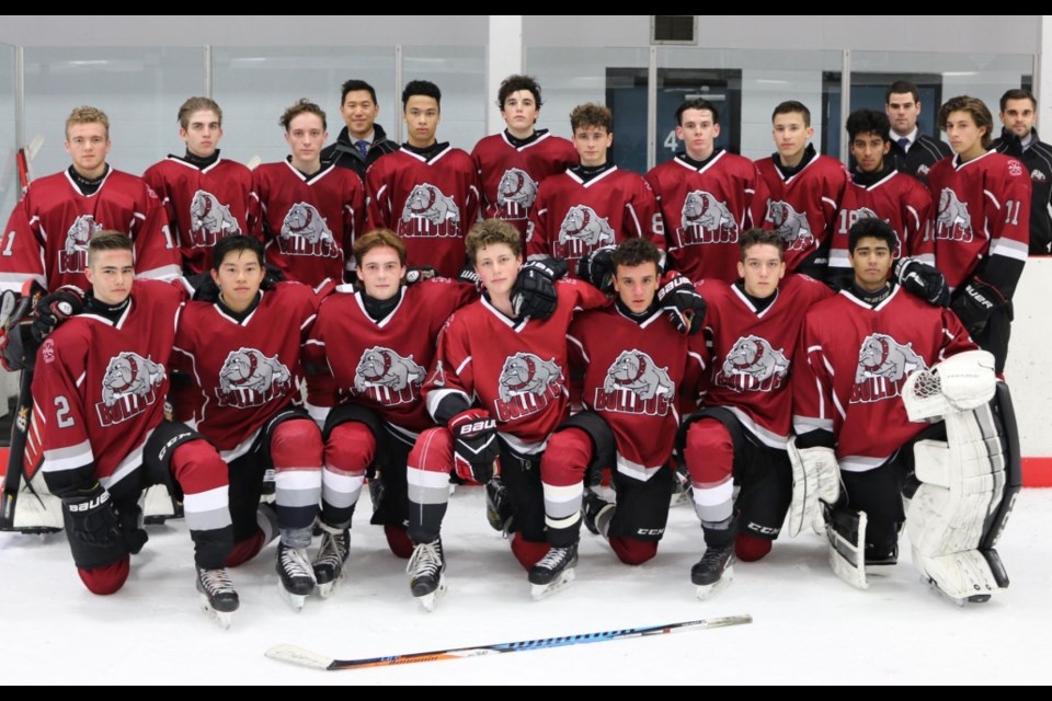 The Burnaby minor hockey A1 midget Bulldogs came one-win away from competing for the title of the Richmond International Bantam-Midget minor hockey tournament a week ago.