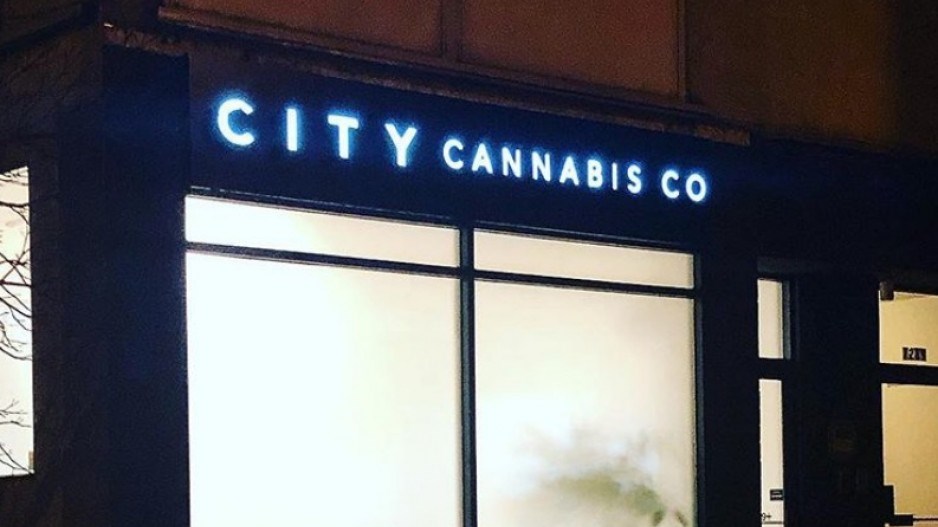 City cannabis opened the first legal cannabis store in Vancouver on Jan. 4 on Fraser Street. Photo C