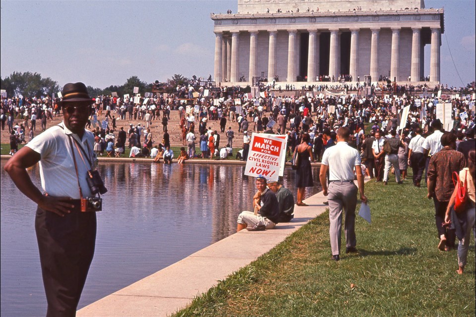 The crowd gathers at the Lincoln Memorial for the March on Washington, in I Am Not Your Negro, a Magnolia Pictures release that's screening Feb. 25 for Last Mondays at the Movies.