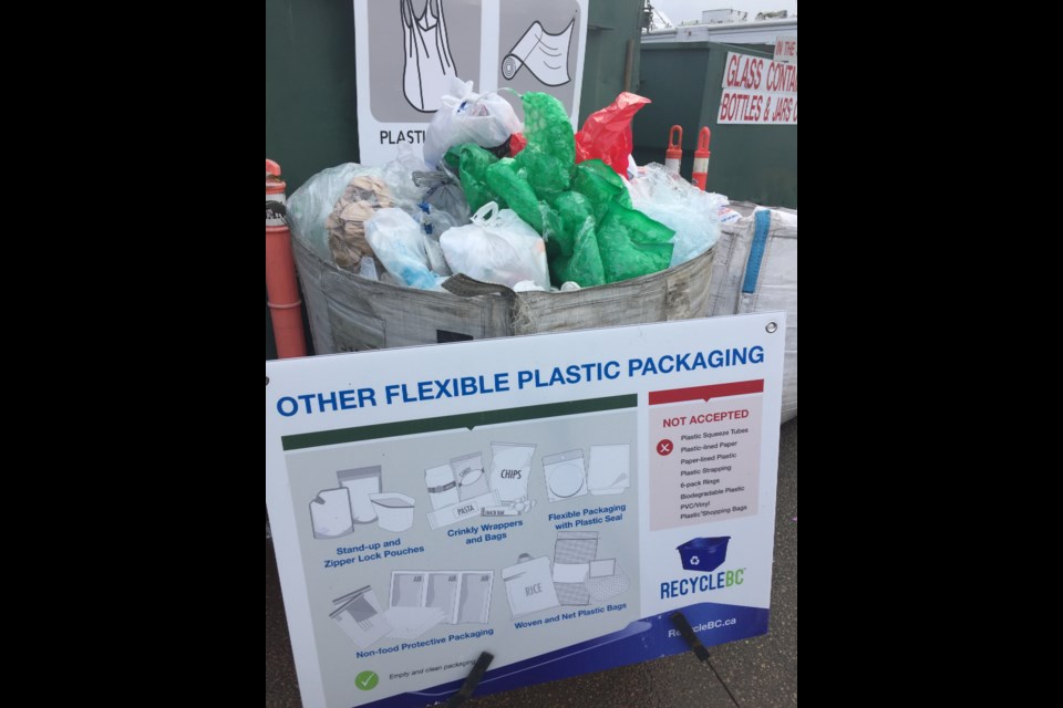 Flexible plastic packaging is currently one of the items New West residents can recycle at the recycling depot but that's going to change when the depot closes next year. Residents will be able to recycle a wider variety of items at the Coquitlam Transfer Station that's currently under construction on United Boulevard.