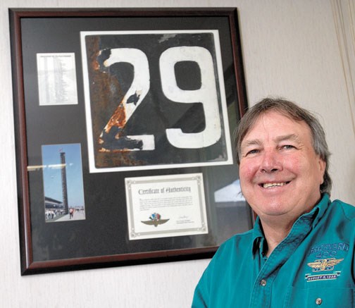 Cliff Hucul, who raced in the Indianapolis 500 three times in the late 1970s, is shown at his home in May 2010. Hucul will be one of three new inductees into the Prince George Sports Hall of Fame on March 30 at the Hart Community Centre. Elisha Williams (wheelchair basketball) and Brian Martinson (track and field) are the other inductees for 2019. – Citizen file photo