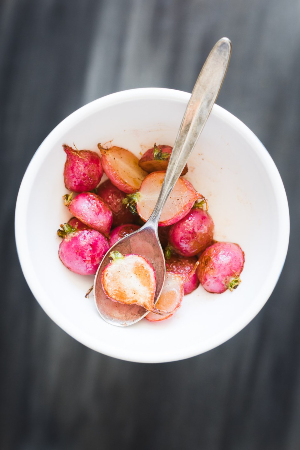 Roasted radishes