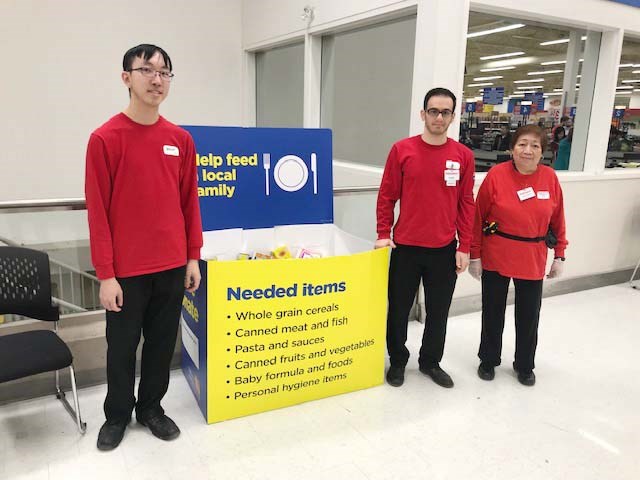 Staff at Richmond’s Real Canadian Superstore were busy during the holiday season collecting donations for the Richmond Food Bank. Photo submitted