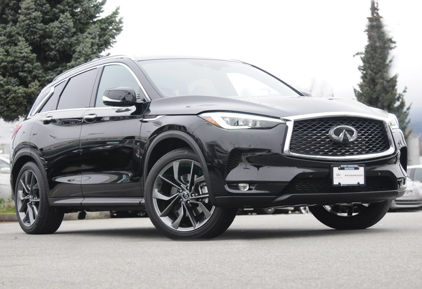 The Infiniti QX50 is completely redesigned for 2019, featuring an all-new powertrain, substantial technology upgrades, and stylish design features both inside and out. It is available at Infiniti North Vancouver in the Northshore Auto Mall. photo Mike Wakefield, North Shore News