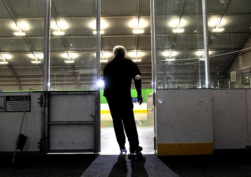 MARIO BARTEL/THE TRI-CITY NEWS
Ron Bradbeer has been running the weekly roller skating sessions at the Poirier Forum for the past 2.5 years, but he's really carrying on a legacy from his mother, Doris, who conducted similar sessions at the old Poirier Arena across the street in the 1980s.