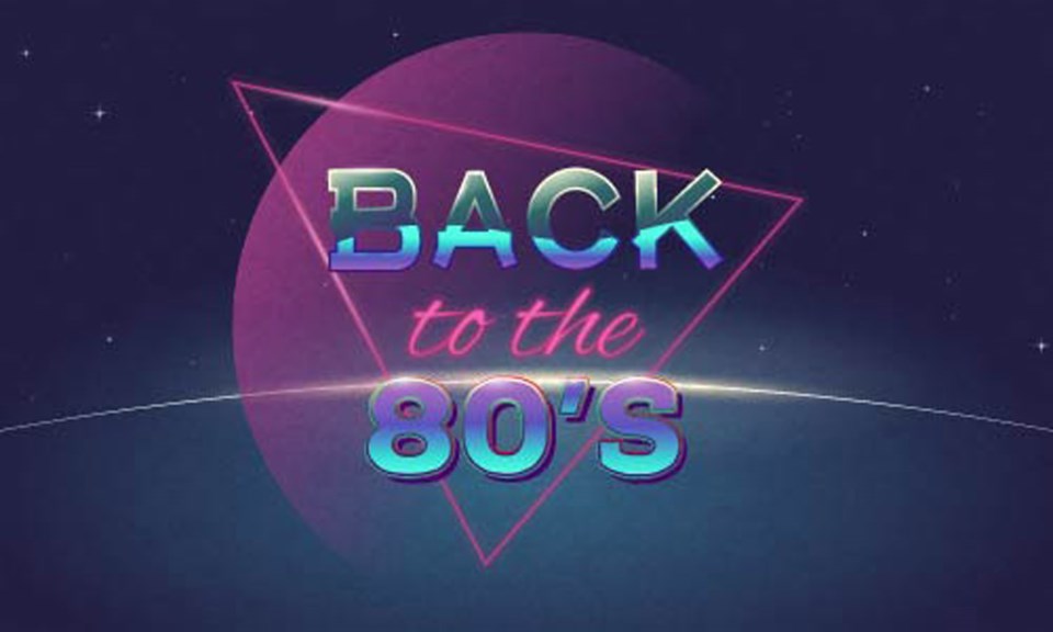 1980s, stock image