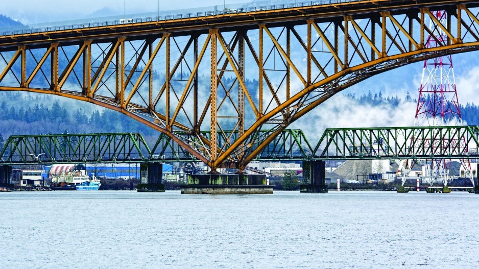 The Second Narrows rail bridge is the sole rail link to the rest of Metro Vancouver for North Shore