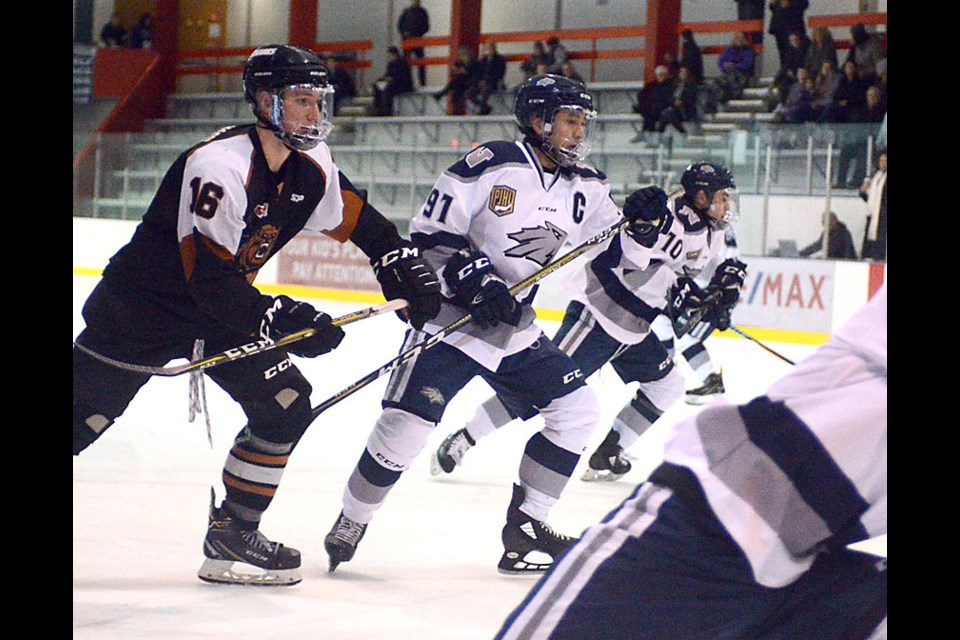 North Van Wolf Pack captain Justin Lee is headed to the PJHL All-Star Game for the second year in a row. photo Paul McGrath, North Shore News