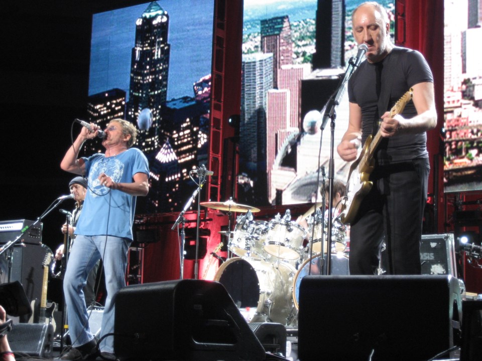 Roger Daltrey and Pete Townshend resurrect the Who for a 29-city tour that brings them to Rogers Are