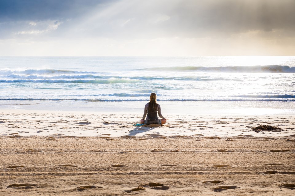 beach, relaxation, stock photo