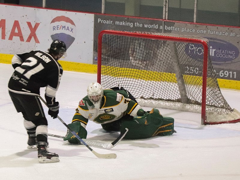 Powell River Kings goaltender Mitch Adamyk