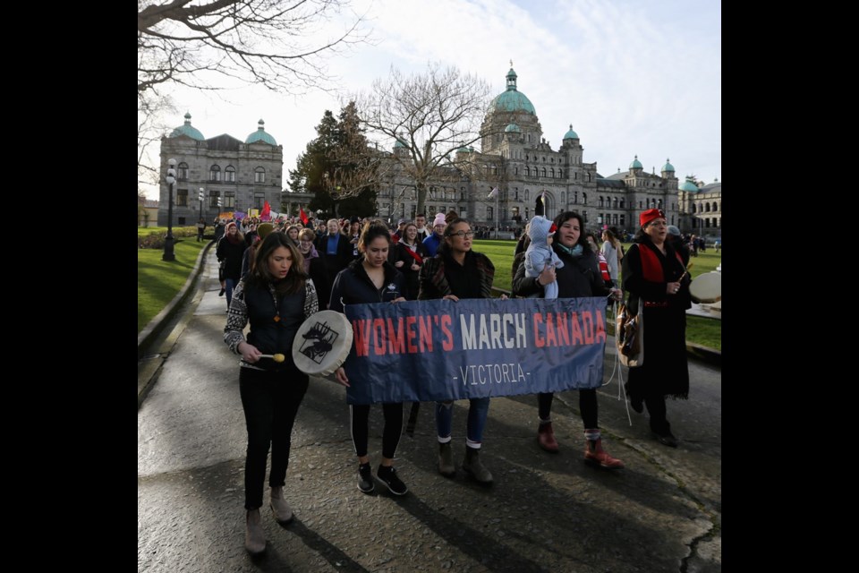 The third annual Women's March Victoria took place on Saturday, Jan. 19, 2019.