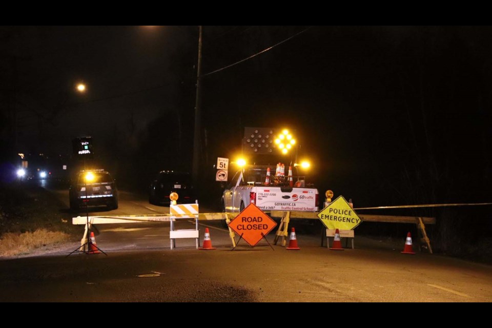 No. 6 Road was closed between Blundell Road and Westminster Highway after an early morning crash. Shane MacKichan photos