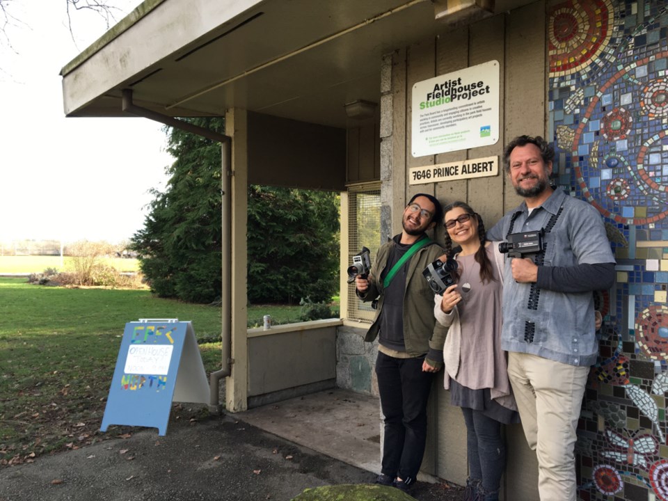 Left to right: Andrew Kim, Lisa Marr and Paolo Davanzo have taken over the Moberly Park fieldhouse t