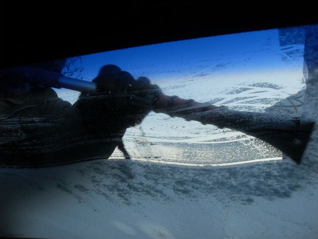 frosty window