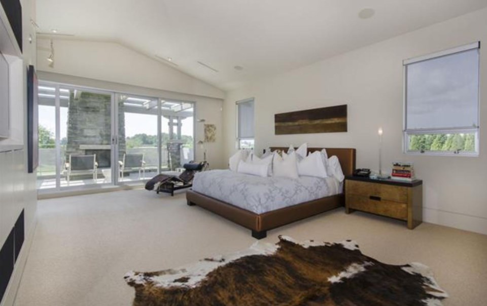 Richmond resort style estate master bedroom