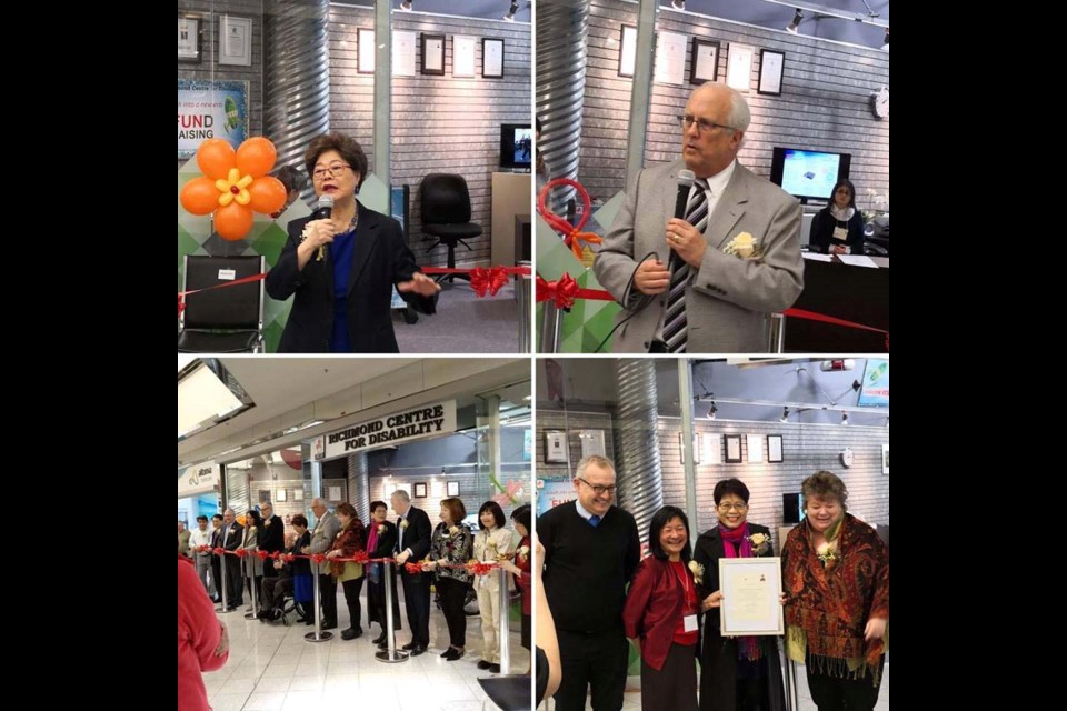 Richmond Centre for Disability officially opened its new location in Lansdowne Centre last Friday, with VIPs and wheelchair ballroom dancing. Photos submitted