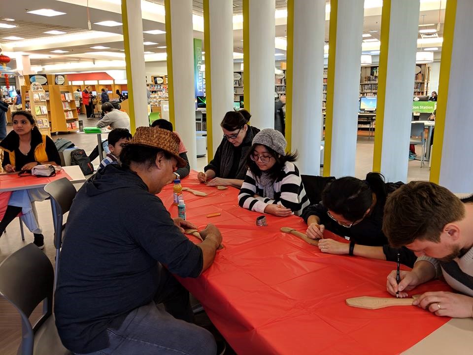 Paddle carving workshop