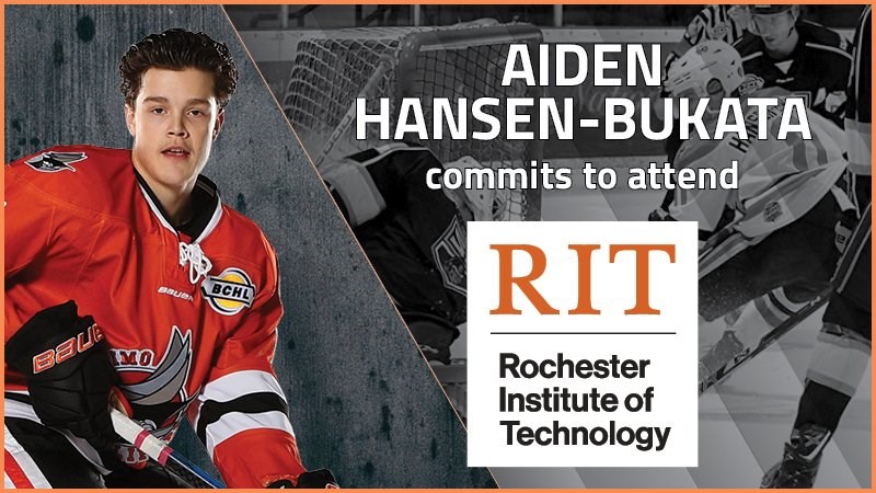 He helped the Delta Ice Hawks win the PJHL championship last season and is enjoying a standout rookie campaign in the BCHL with Nanaimo. Now Tsawwassen's Aiden Hansen-Bukuta will be taking his career to the NCAA Division One level.