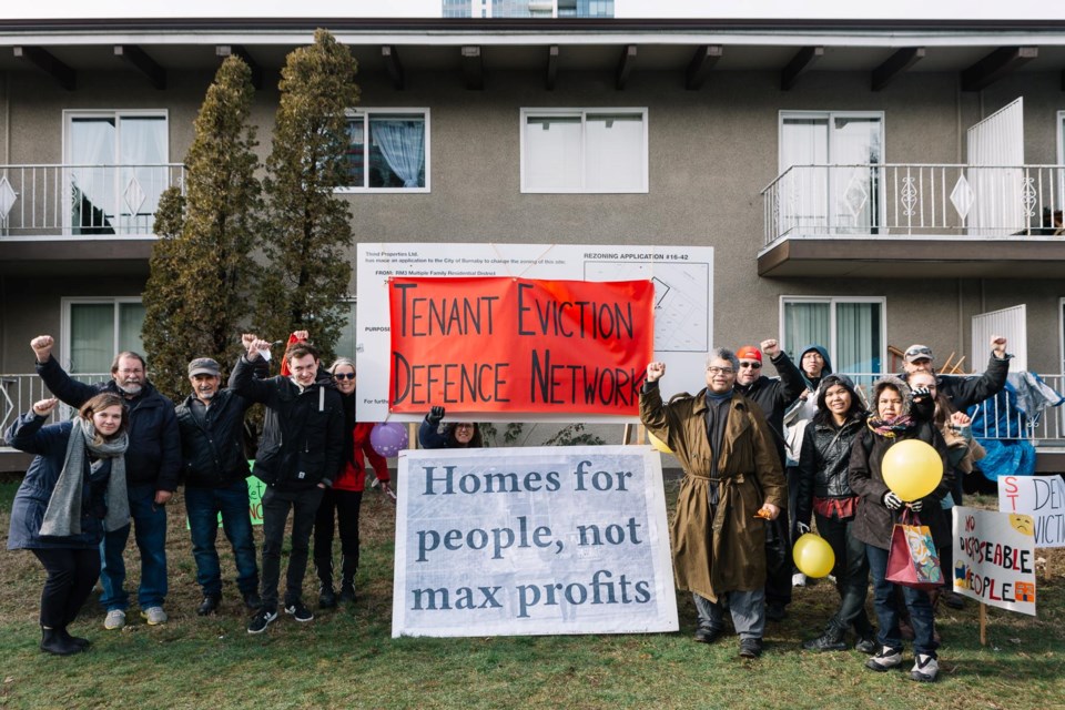 Housing activists Metrotown