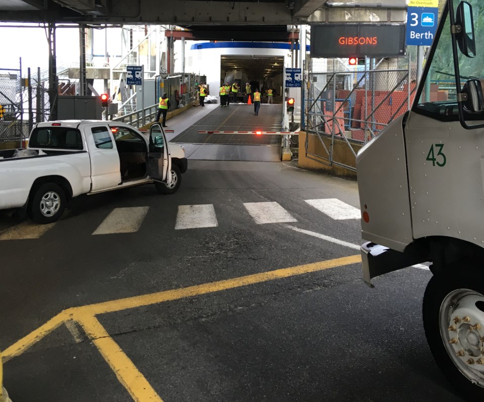 Ferries spill