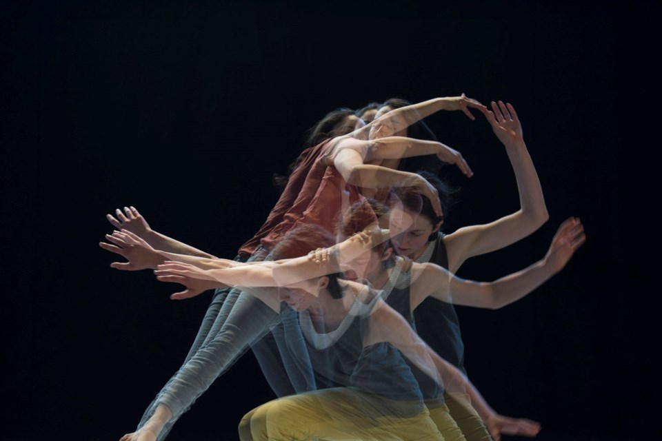 Company 605's Loop, Lull is onstage at Shadbolt Centre in February.
