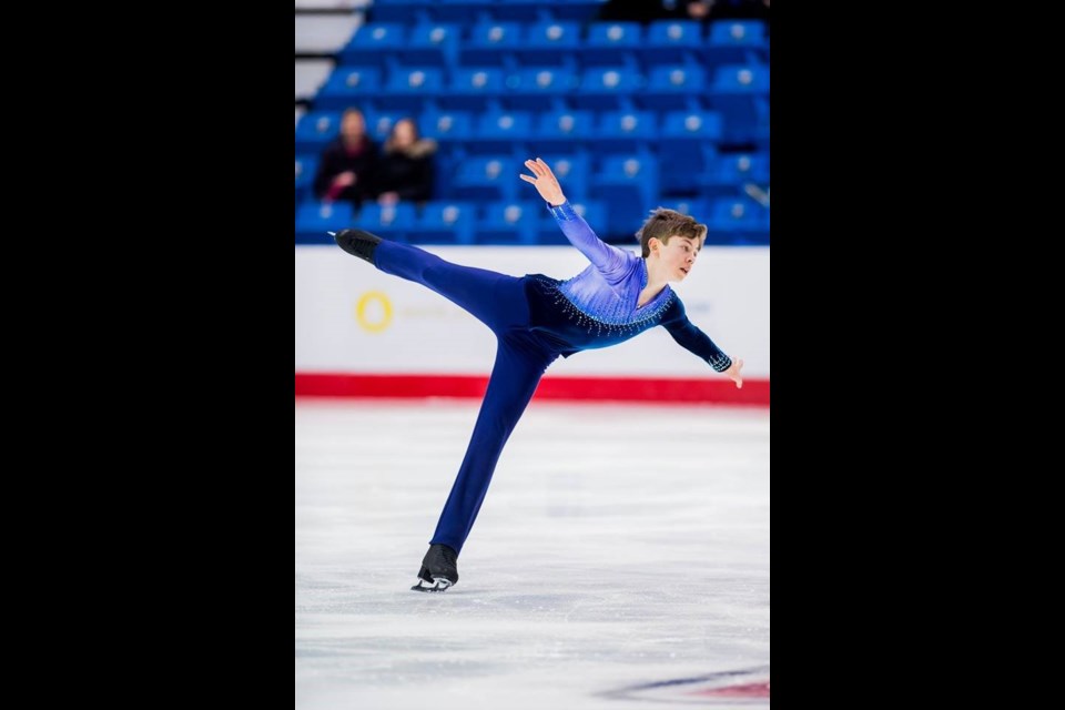 Burnaby's Aleksa Rakic captured the gold medal at the Canadian Tire national figure skating championships earlier this month in St. John, NB. He edged out clubmate Beres Clements in the men's junior division for the title.