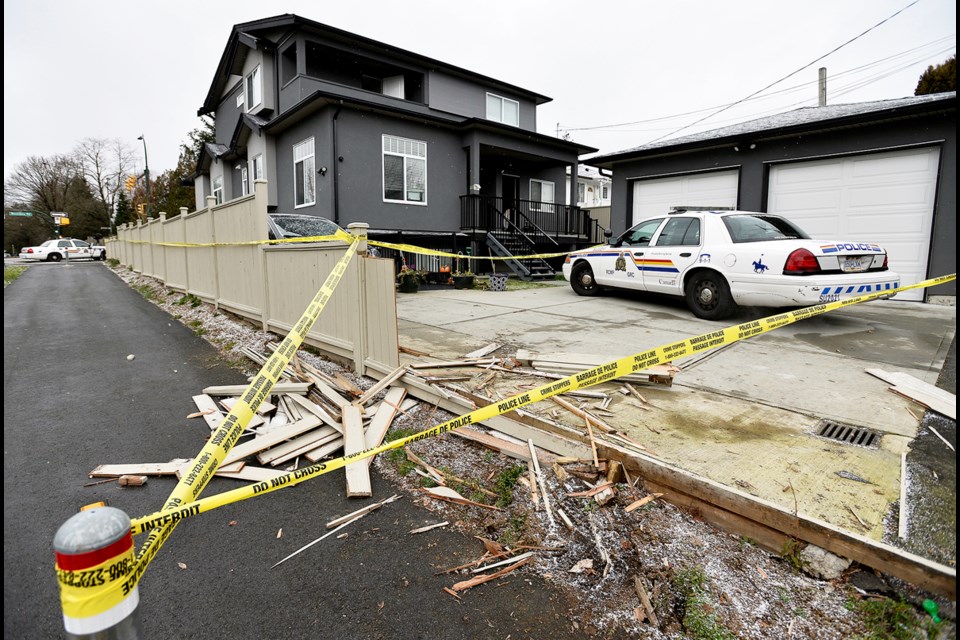 An Emergency Response Team raided this home early Sunday morning and arrested a man suspected of shooting a police officer.