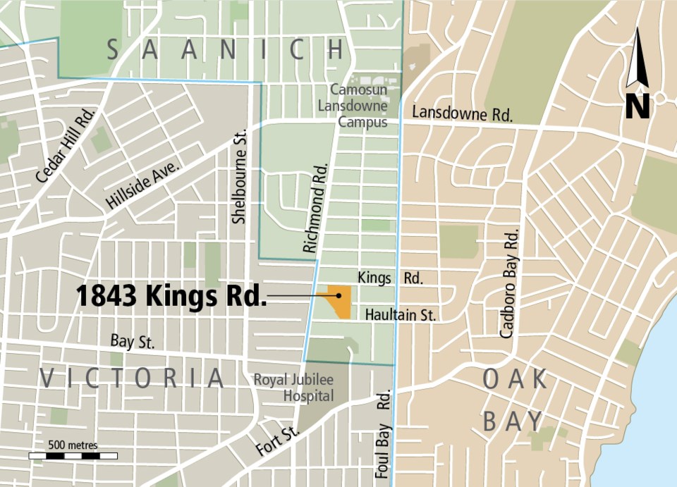 Map - Kings Park Saanich