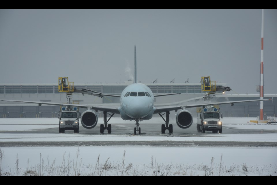 Vancouver International Airport (YVR) says runways have been cleared of overnight snow. Photo: YVR