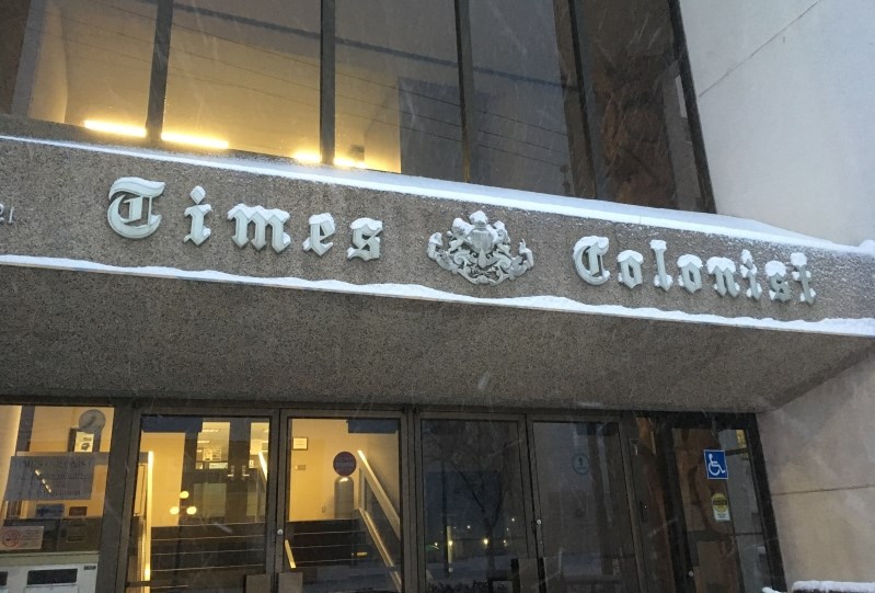 Photo - Times Colonist building entrance