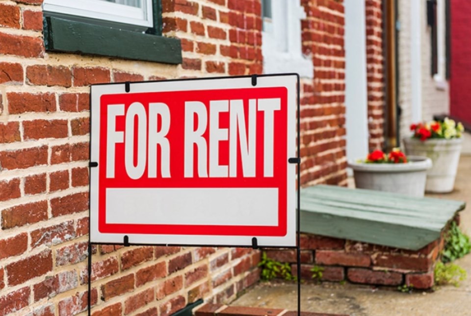 For rent sign