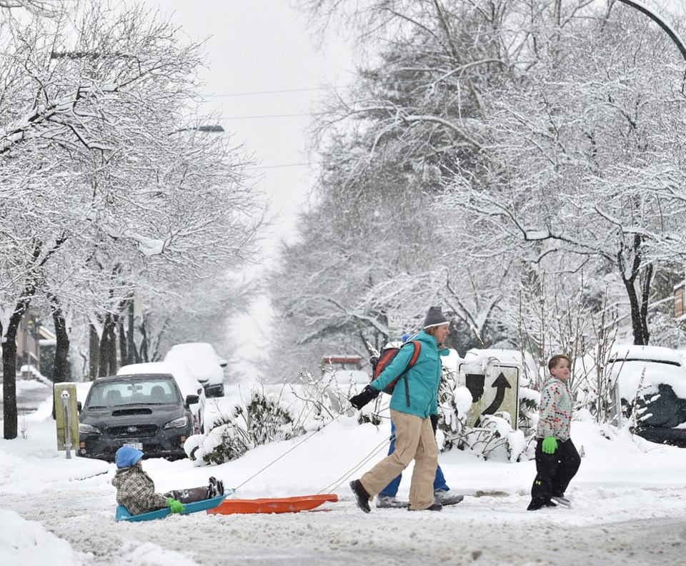 snow drag sled