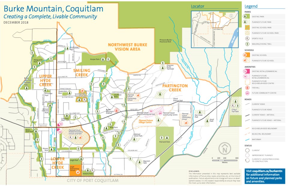 Burke Mountain map