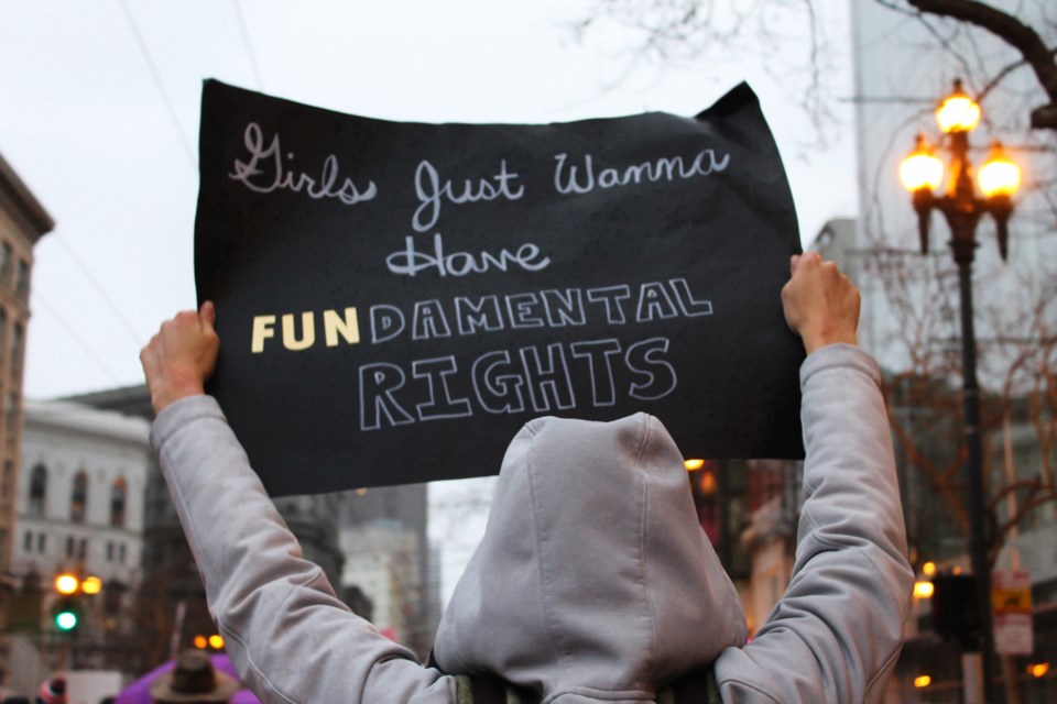women's march, stock photo