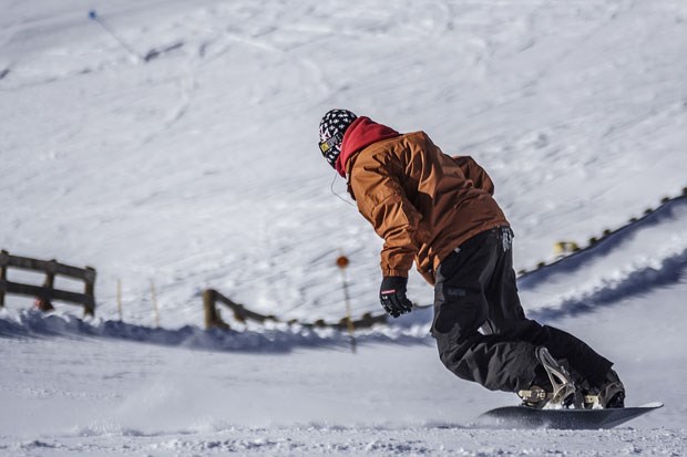 snowboarding