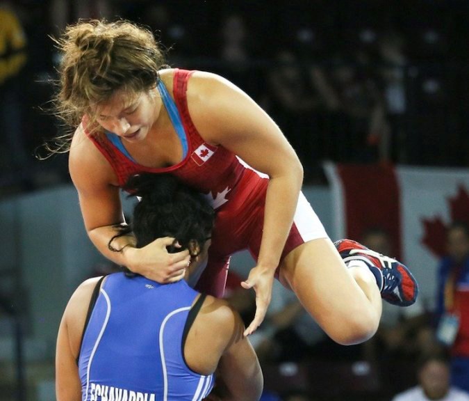 Burnaby's Justina Di Stasio has represented and won on the international stage for Canada. The SFU women's wrestling coach will be attending the B.C. High School wrestling championships in Langley.
