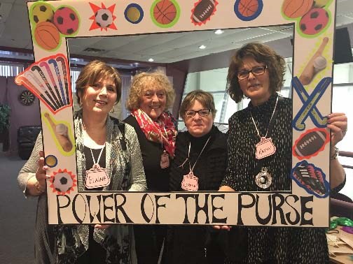 Power of the Purse organizers (from left) were Elaine Campbell, Barb Maguire, Lorene Yonemura and Kathy Ganeff. Photos submitted
