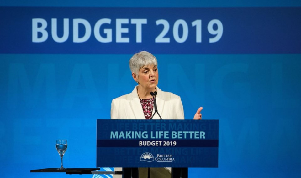 Carole James BC budget 2019