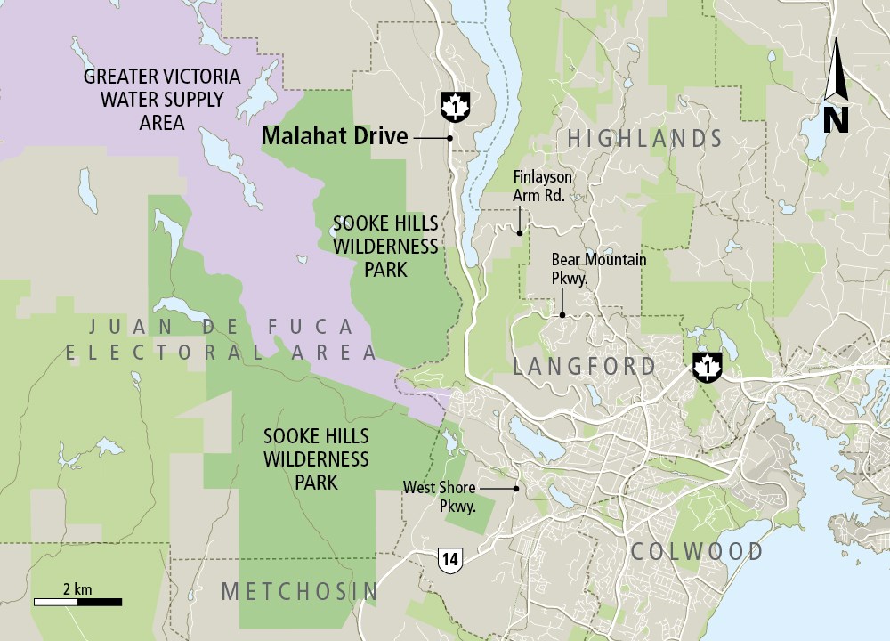 Crd Natural Areas Atlas Crd Parks Committee Agrees: No Malahat Bypass Through Wilderness Area -  Victoria Times Colonist