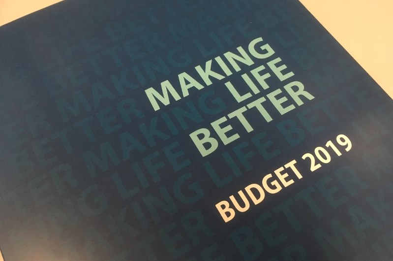 B.C. budget 2019 document