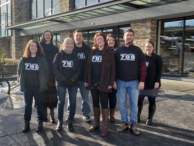 Powell River Library workers