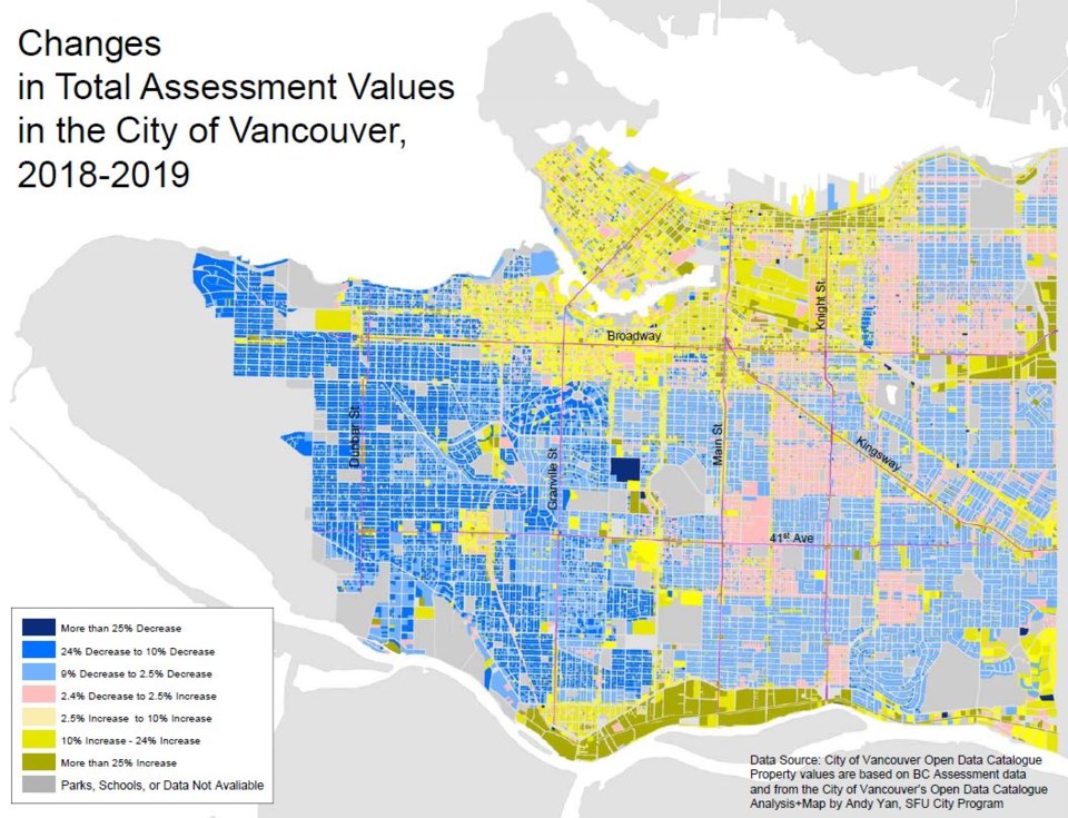 Source: City of Âé¶¹´«Ã½Ó³»Open Data Catalogue. Chart courtesy of Andy Yan, SFU City Program.