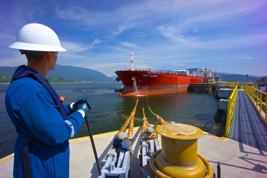 trans mountain oil tanker